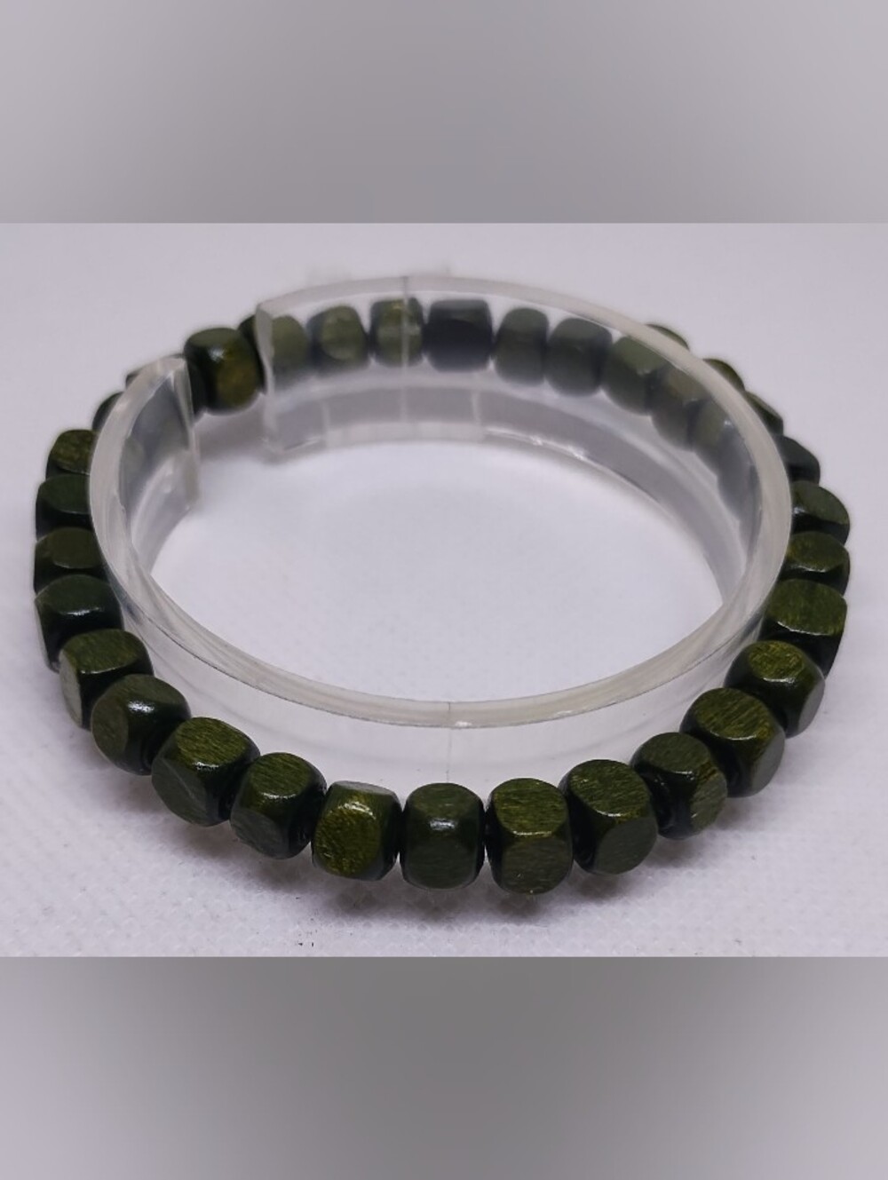 Men's Bracelet Beaded Beads Green New Jewelry G31